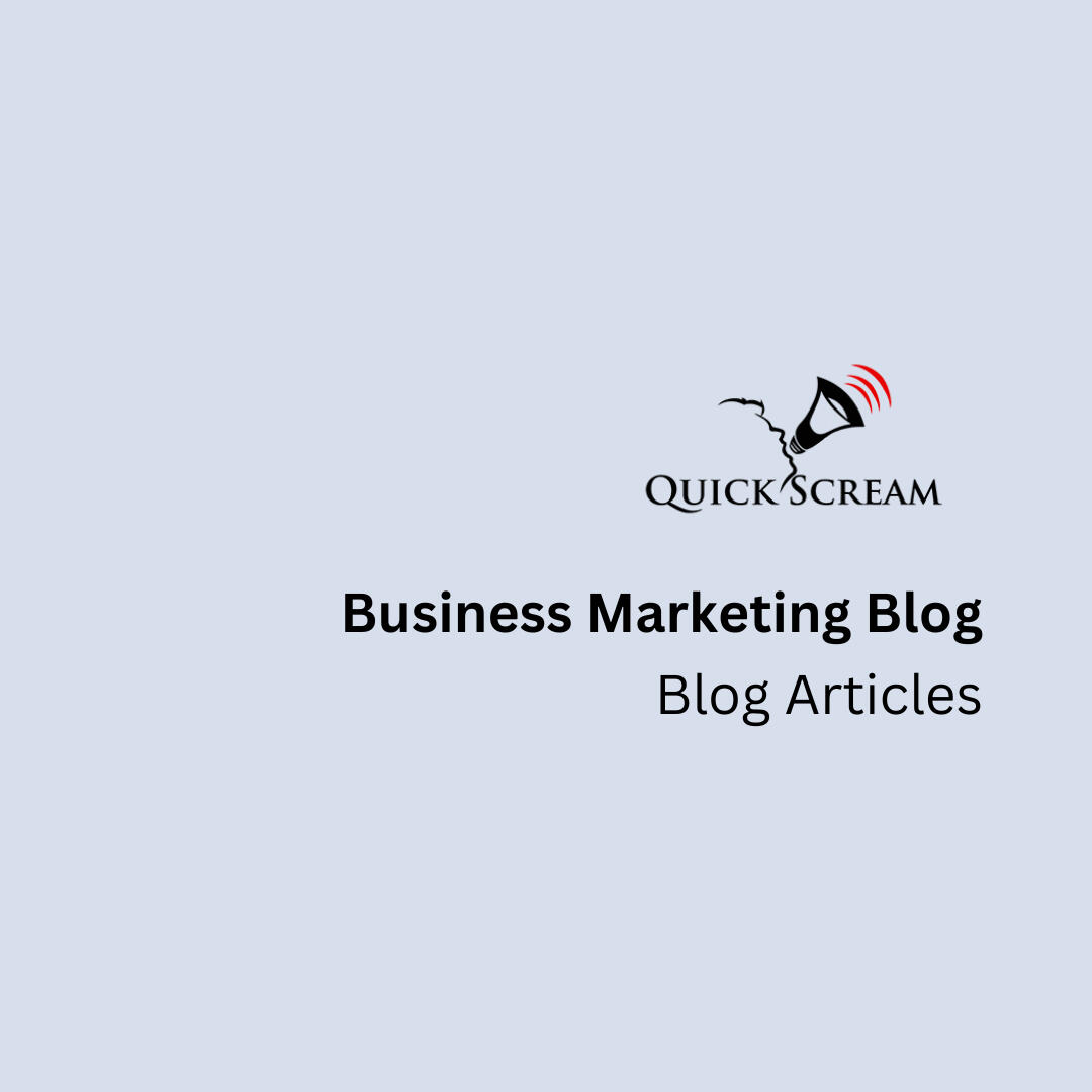 QuickScream Portfolio Header